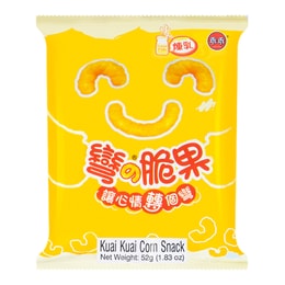 台灣乖乖 彎的脆果 煉乳味 52g 童年回憶