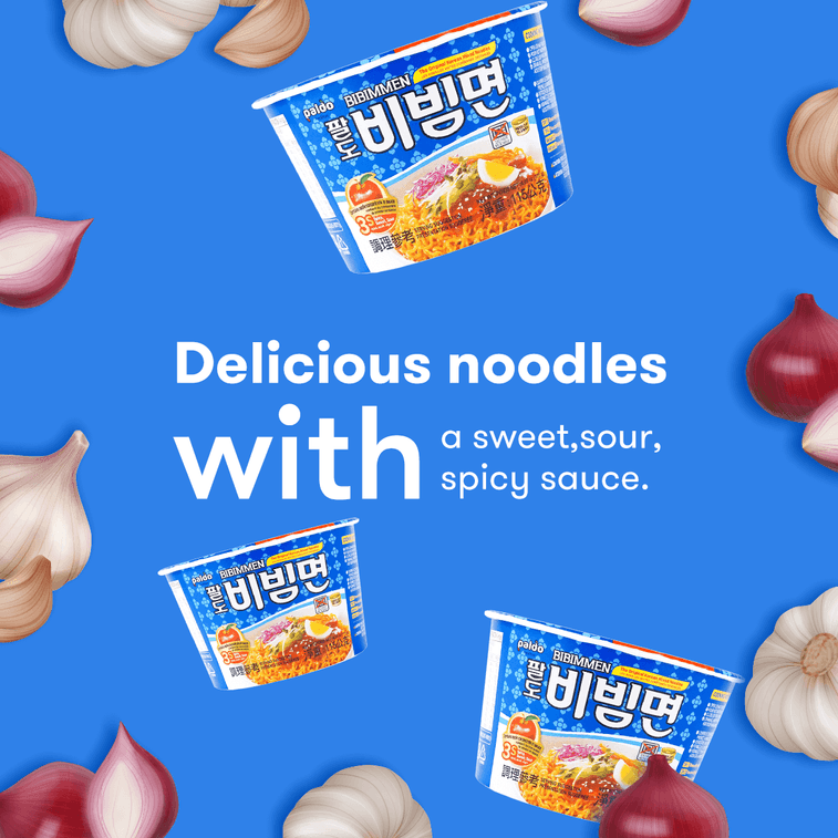 ビビン麺インスタント麺 -【JK & RMのおすすめ】汁なし冷やし韓国ラーメン、4.06オンス 7