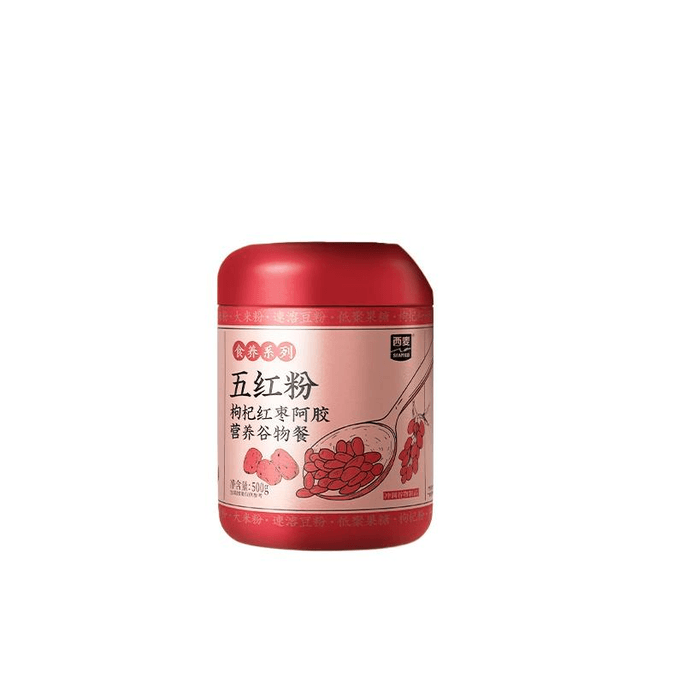 Wuhong Powder Wolfberry Red Date Ejiao Nutritious Grain 500g/can