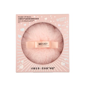 瑪可安迪 MACK ANDY 【鎖骨blingbling~】 水蜜桃高光散粉定妝球 10g