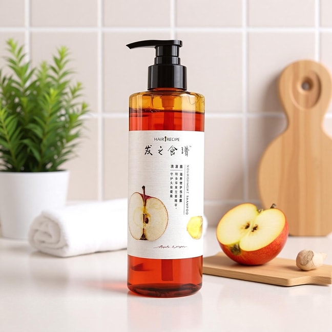 Strong Roots Shampoo, Nourishing, Repairing, Reduce Hair Strand Breakage,  Apple Ginger, 17.92 fl oz