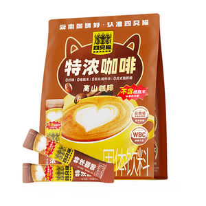 4 Cats Yunnan Strong Coffee0 Creamer 25 Cups 375g