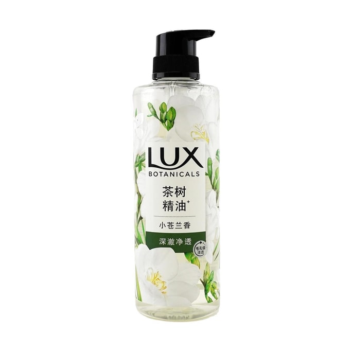 Plant Essential Oil Salon Fragrance Shower Gel, Small Blue Orchid and Tea Tree Essential Oil, 19.4 oz