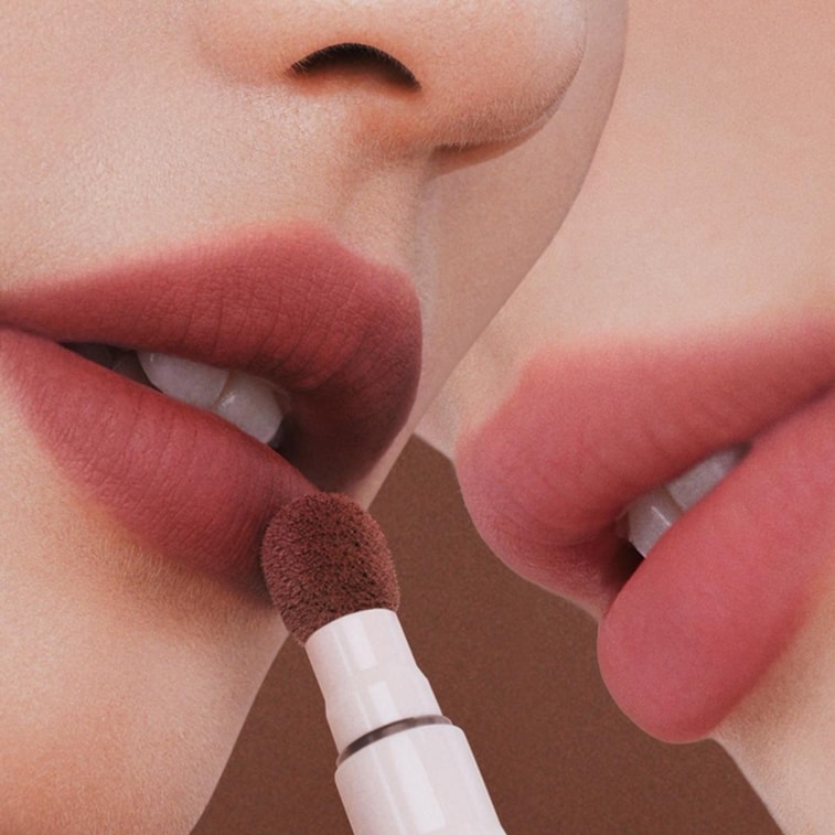 JUDYDOLL橘朵 唇粉霜气垫 哑光口红唇釉 显白不沾杯 1.8g #N22 回弹杏 碎金闪 哑光肉桂杏色 黄皮亮一度【HOT】 4