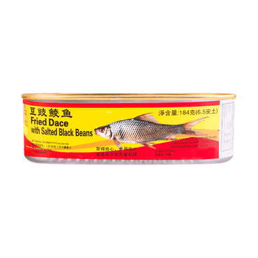 美国厨之宝 原味豆豉鲮鱼罐头 184g