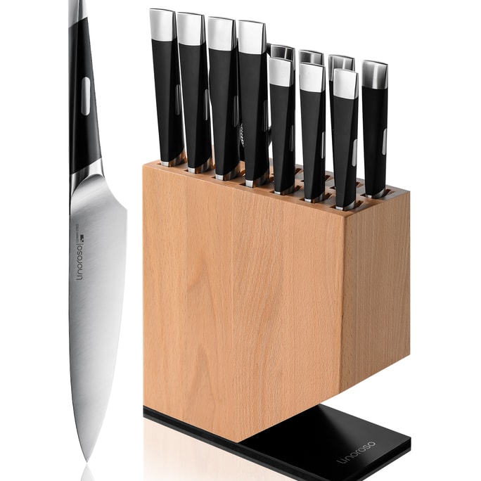 Knife Set  13-Piece Kitchen Knife Set with Block Sharp Chef  Knife Set