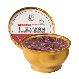 Bird's nest porridge milk and black rice flavor (single-bowl) 252g