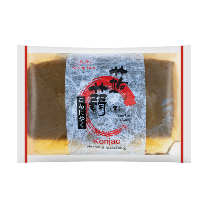 SPRING FARM綠野 健康黑蒟蒻塊 250g【低卡火鍋涮菜】【可涼拌炒製】