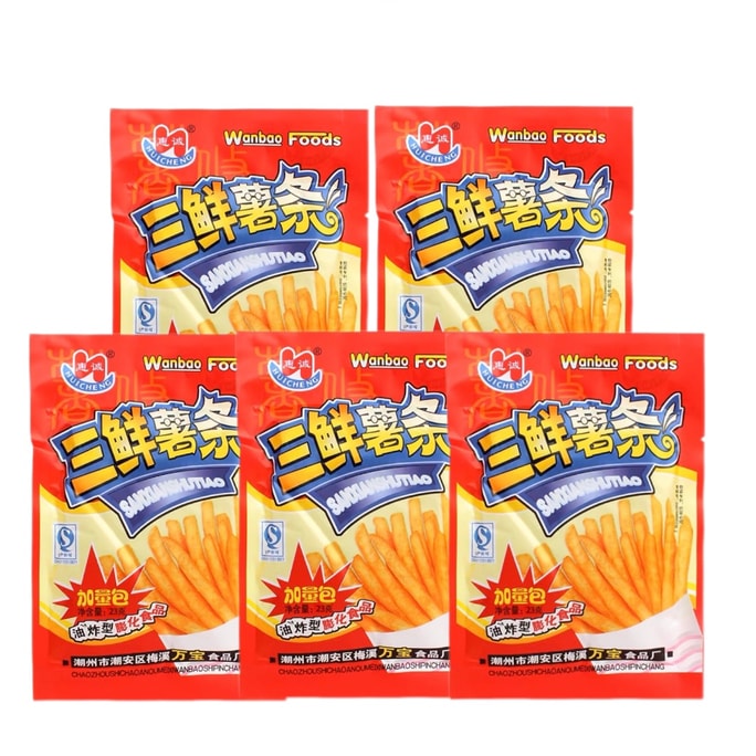  惠誠 三鮮薯條 23g*5包