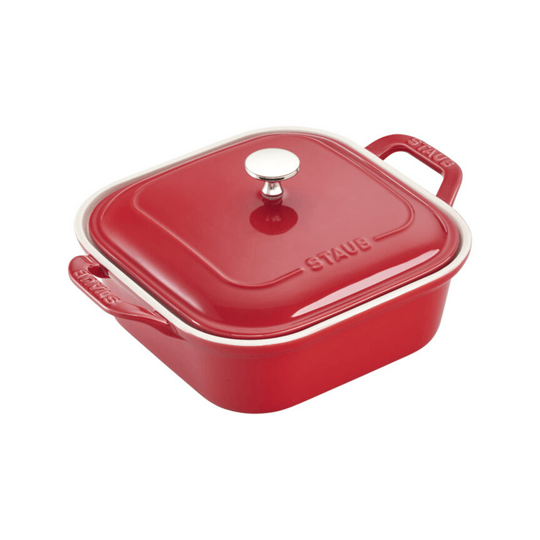法国STAUB珐宝 混合烤盘烤碗  厨房餐具3件套 樱桃红 4