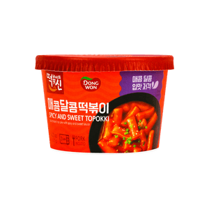 韩国DONGWON东远 即食杯装炒年糕 甜辣味 120g