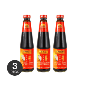 香港李锦记 锦珍 鲜味蚝油 480g *3【3份超值装】
