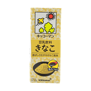 日本KIKKOMAN万字 黄豆粉豆奶饮品 200ml 【香浓黄豆粉风味】【添加黑糖糖浆】
