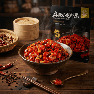 食上 麻辣小龙虾尾 开袋即食 150g【壳薄肉厚 鲜香饱满】【追剧解馋 夜宵必备】