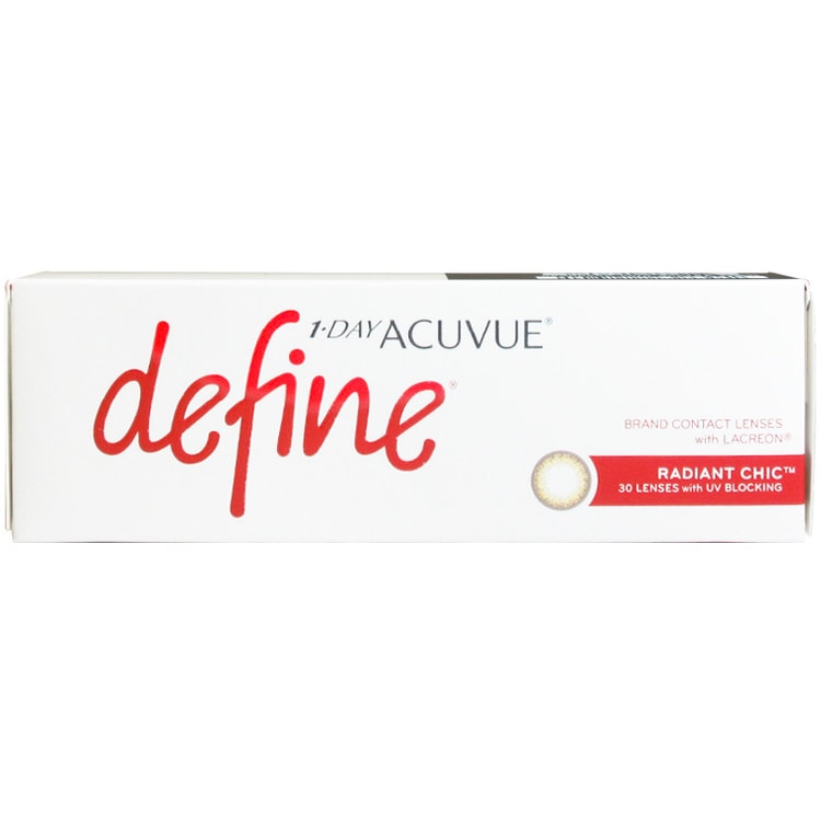 ACUVUE DEFINE 1DAY Natural Shine (90PCS), 0