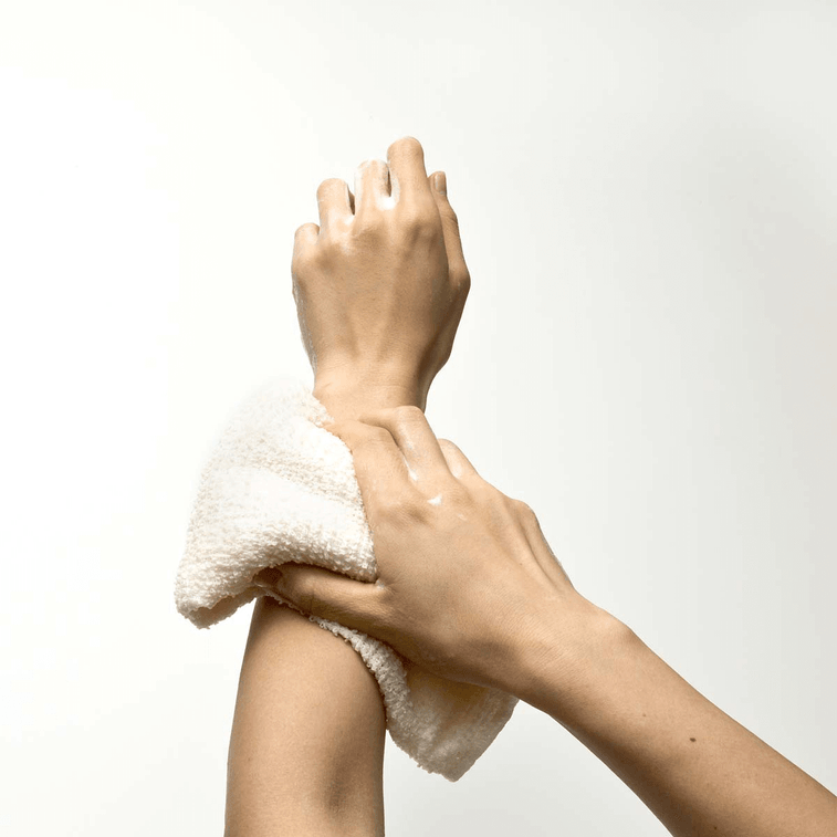 コットンボディウォッシュタオル #ベージュ 5