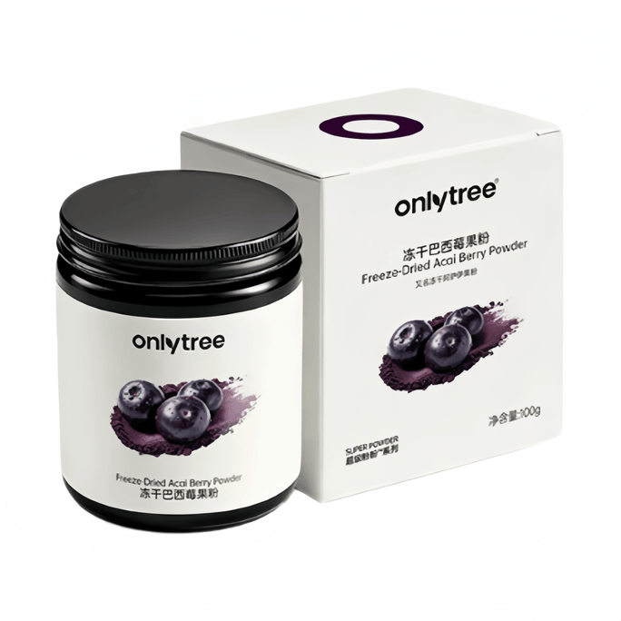 New Acai Powder With Chia Seeds, Kale, Anthocyanins, And Dietary Fiber Meal Replacement 100g*1 Can