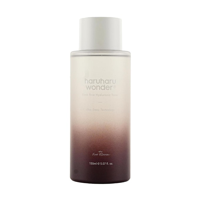 Black Rice Hyaluronic Toner, Vegan, 5.07 fl.oz. - Deep Hydration & Nourishment | Antioxidant