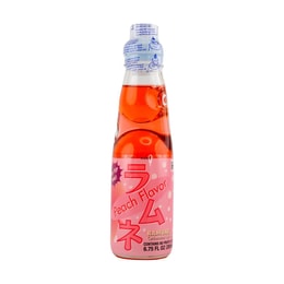 Ramune Soda - Peach Flavor, 6.76fl oz