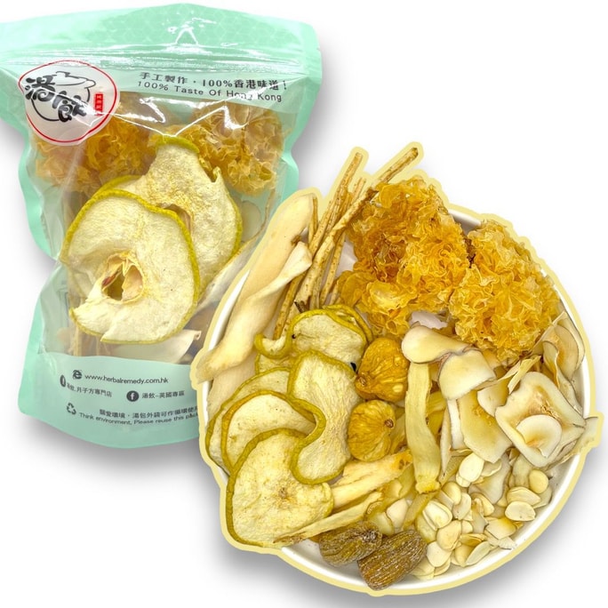 香港 汤饮.非洲海底椰雪梨麦冬汤. 四季汤水. 润肤益胃. 200克