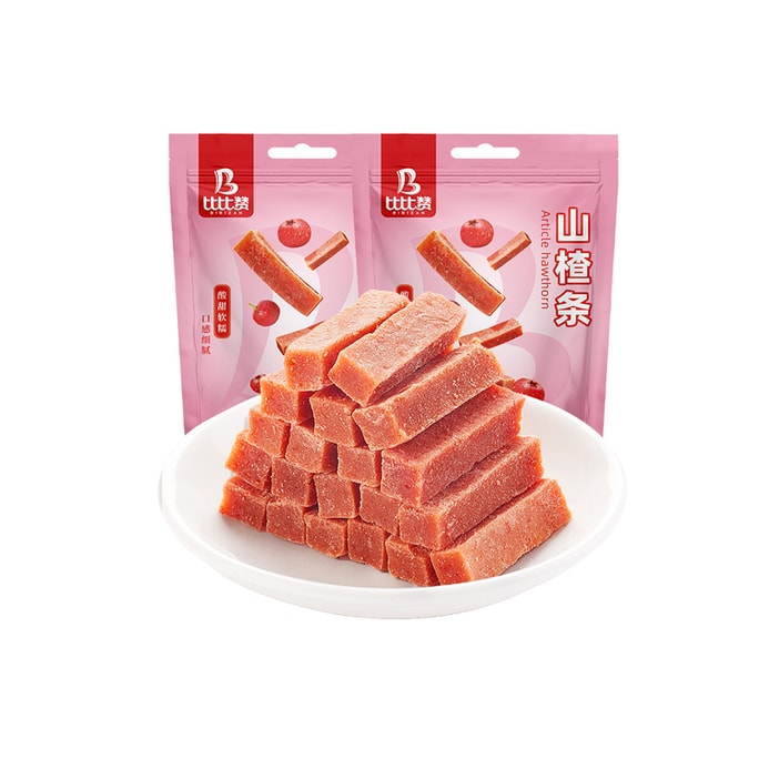 [Tangy and Appetizing] Bibizan Hawthorn Sticks Slices & Rolls 108g Popular Snack Dried Fruit Treat for Office