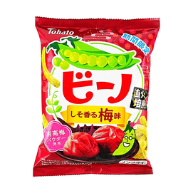 日本TOHATO桃哈多 豌豆脆 纪州梅子味 51g【季节限定】