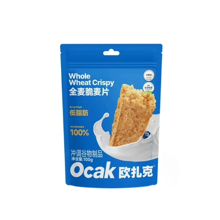 Ozak 요거트 과일 견과류 귀리 시리얼 식사 대용 즉석 포만감 통밀 크런치 시리얼+딸기 과일 시리얼+복숭아 요거트 조각+과일 견과류 귀리 시리얼+요거트 과일 시리얼 100g*5봉 6
