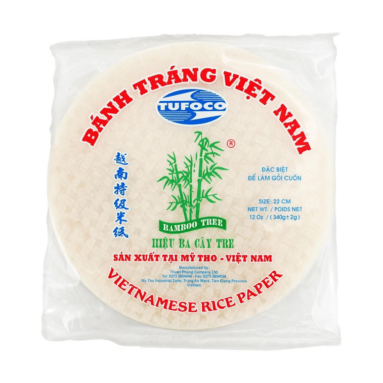 越南BOMBOO TREE三竹牌 越南特级米纸 春卷皮春卷纸 22cm 340g 3