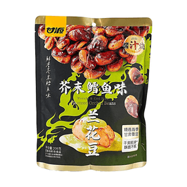 甘源 兰花豆芥末鳕鱼味 208g【酱汁烧工艺】【甘肃蚕豆】