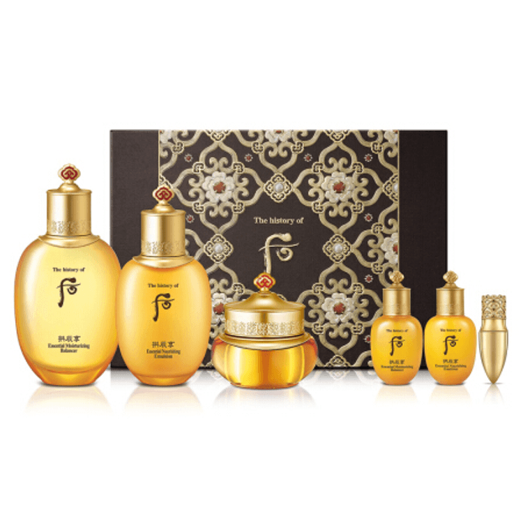 韩国THE HISTORY OF WHOO 拱辰享气韵生水乳套装6件入- 亚米