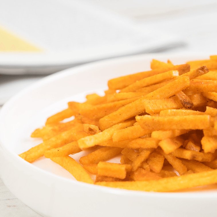 日本KOIKEYA湖池屋 喀喀姆久薯條 辣味 40g 6