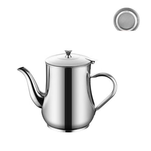 중국 신콩 스테인리스 스틸 오일 병 오일 병 필터 오일 잔여물 냄비 - 필터가 있는 식용유 병 요리용 와인 병 약 800ml 색상 상자