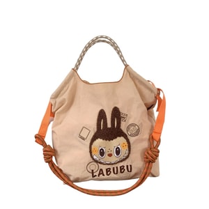 【중국 직송】 완빌린 엄선 일본 볼체인 자수 친환경 가방, 쇼핑백, 핸드백, 라부부