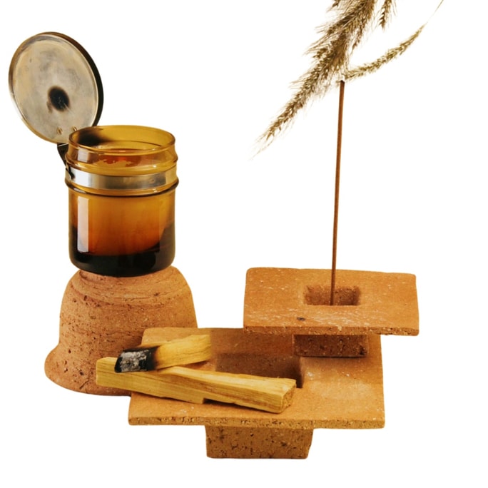  Handcrafted Ceramic Incense Holder  Smudge Bowl Sage Bowl Cone Incense Burner 1 Piece