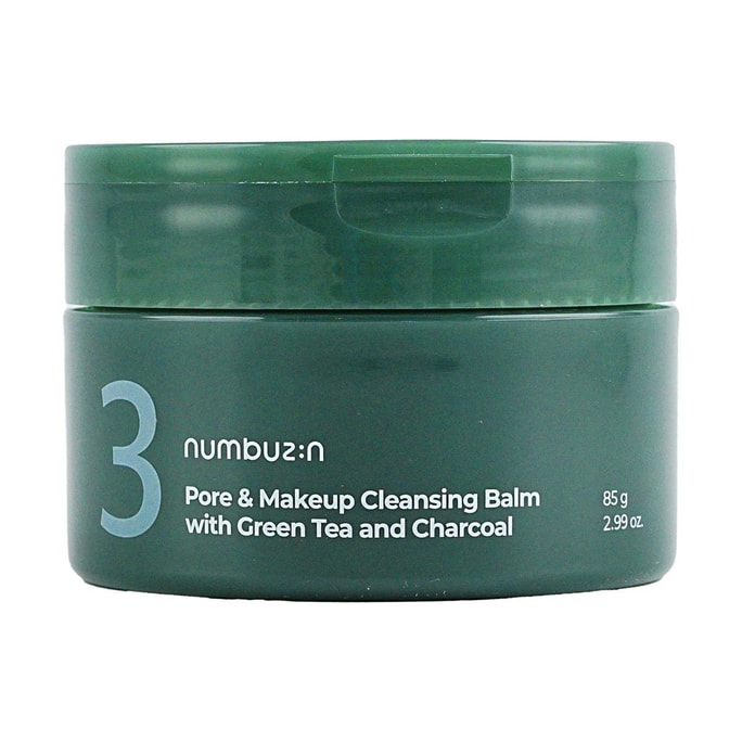 No.3 Pore & Makeup Cleansing Balm with Green Tea and Charcoal 2.99oz