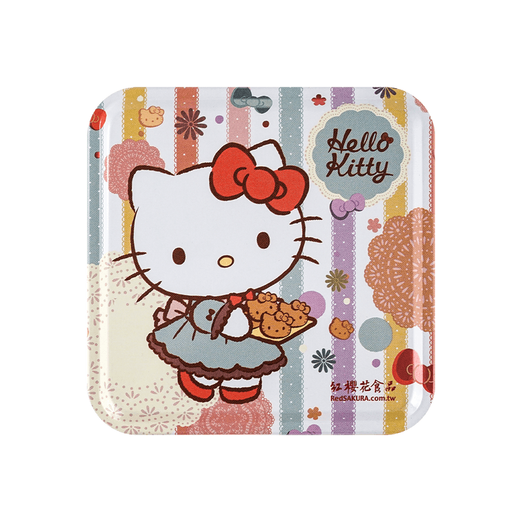 Sanrio Hello Kitty Earl Grey Cookies(Square Tin)(13gX5) 9