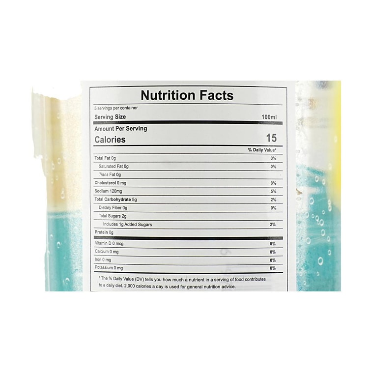 소금 레몬 플레이버 스파클링 워터, 저당 및 저칼로리, 16.91 fl oz 3