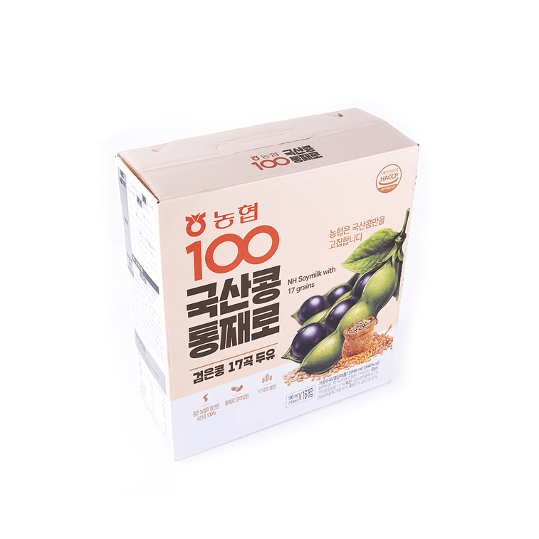 韩国NONGHYUP农协 17中谷物豆奶 190ml*16pcs 4