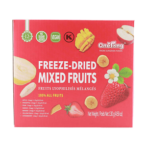 동결 건조 혼합 과일 4.59oz【100% 과일】【무설탕】