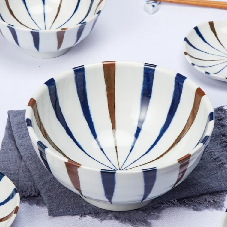 Made in Japan Kyo Sakura 6-piece tableware set  [5-7 Days U.S. Free Shipping] 5