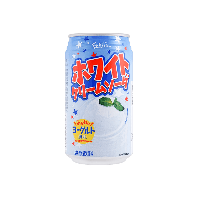日本FELICE 白奶油蘇打飲料11.83oz