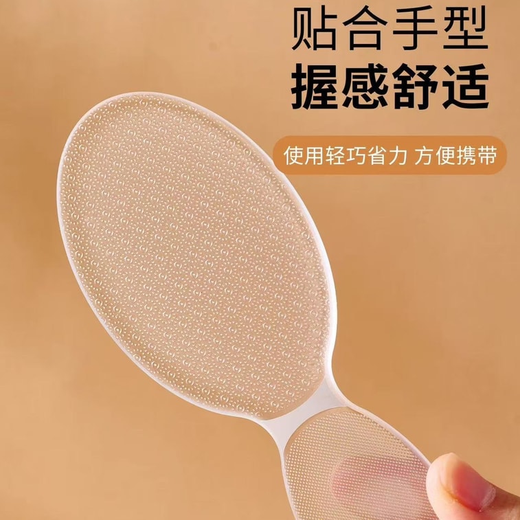 Lejia Boutique [Sam's Choice] フットスクラバー ガラス製フットスクラバー かかと角質除去剤 角質除去 角質除去 男女兼用ペディキュアツール (収納ボックス付き) - 足に優しい 5