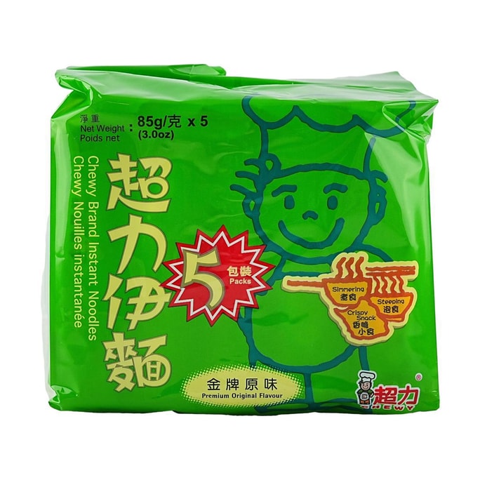 Instant E-Men Noodles,3.00 oz*5 Packs 