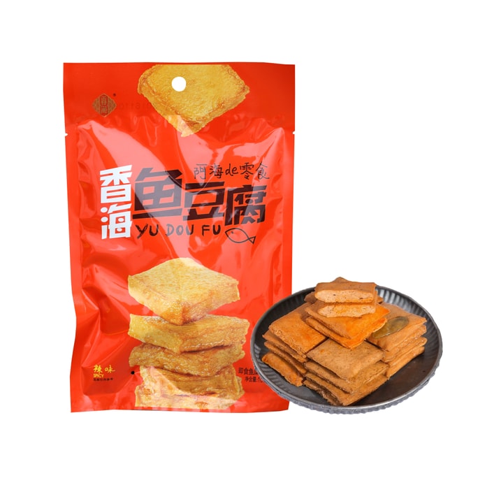 香海 鱼豆腐即食海鲜零食小包装 辣味 100克 【香辣过瘾 高蛋白低脂】【鲜嫩Q弹】