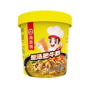【中国直邮】海底捞冲泡粉丝汤肥牛粉167g*1盒