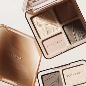 JUDYDOLL橘朵 高光修容盘综合盘 哑光高光提亮 面部阴影鼻影 新手自然 9g #05 羽光盘 遮瑕提亮 匀净立体 黄皮白皮均可【NEW】