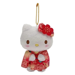 Red cherry blossom kimono Hello Kitty keychain (1 piece)