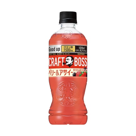 SUNTORY Craft Boss Berry & Acai Juice Drink, 16.9 fl oz