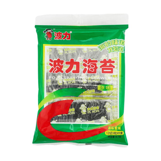 波力 海苔 即食紫菜點心 6.7g