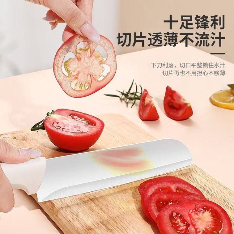 Kitchen Stainless Steel Knife & Block Set 6 pcs 4